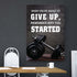 Remember when you started Gym Poster Canvas Home Gym Decor Bodybuilding Gift