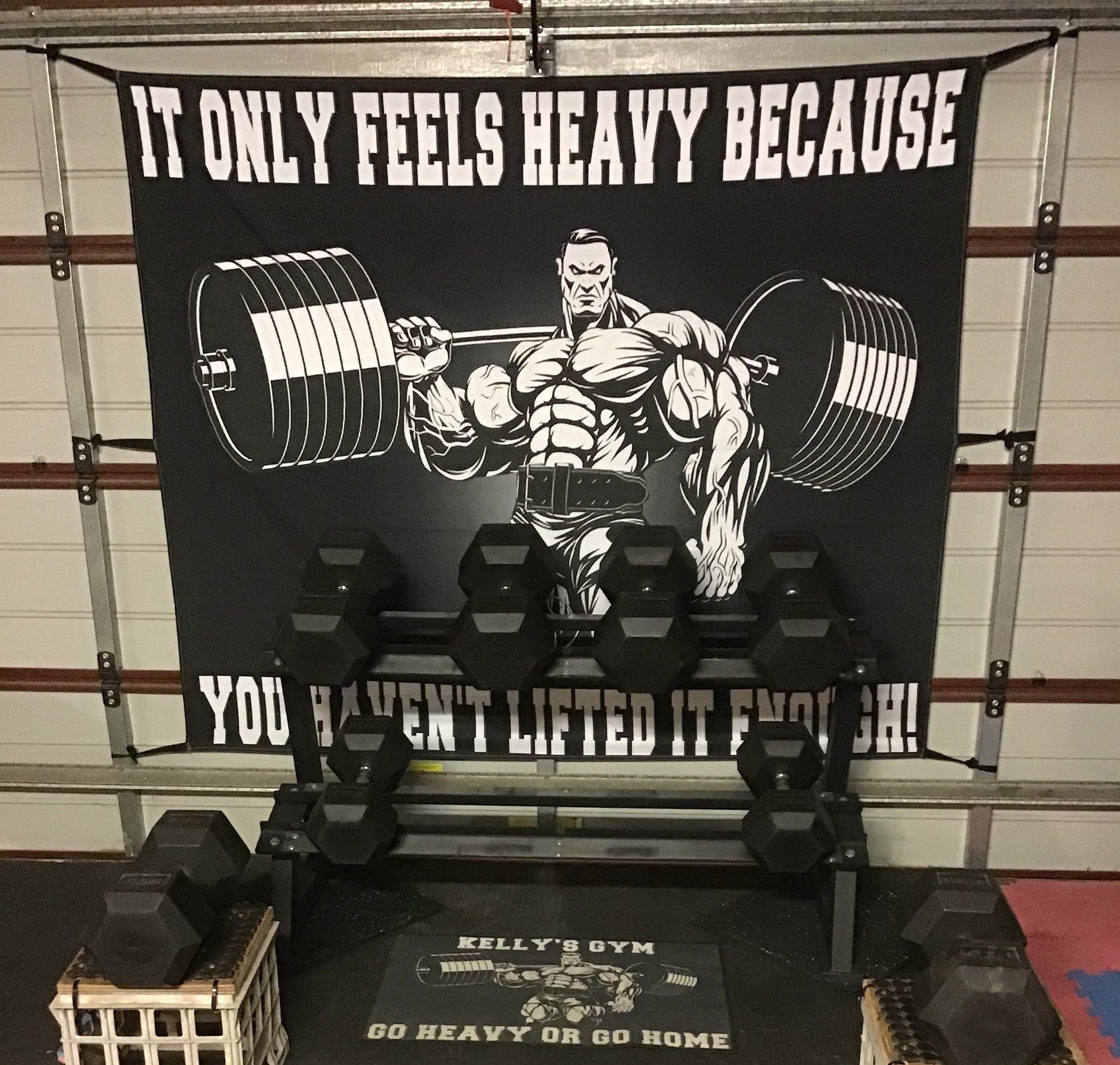 Best Home Gym Flags Banner for Garage Gym