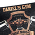 Custom Weightlifting Flag for Home Gym Decor Garage Gym Train Like A Beast 09499