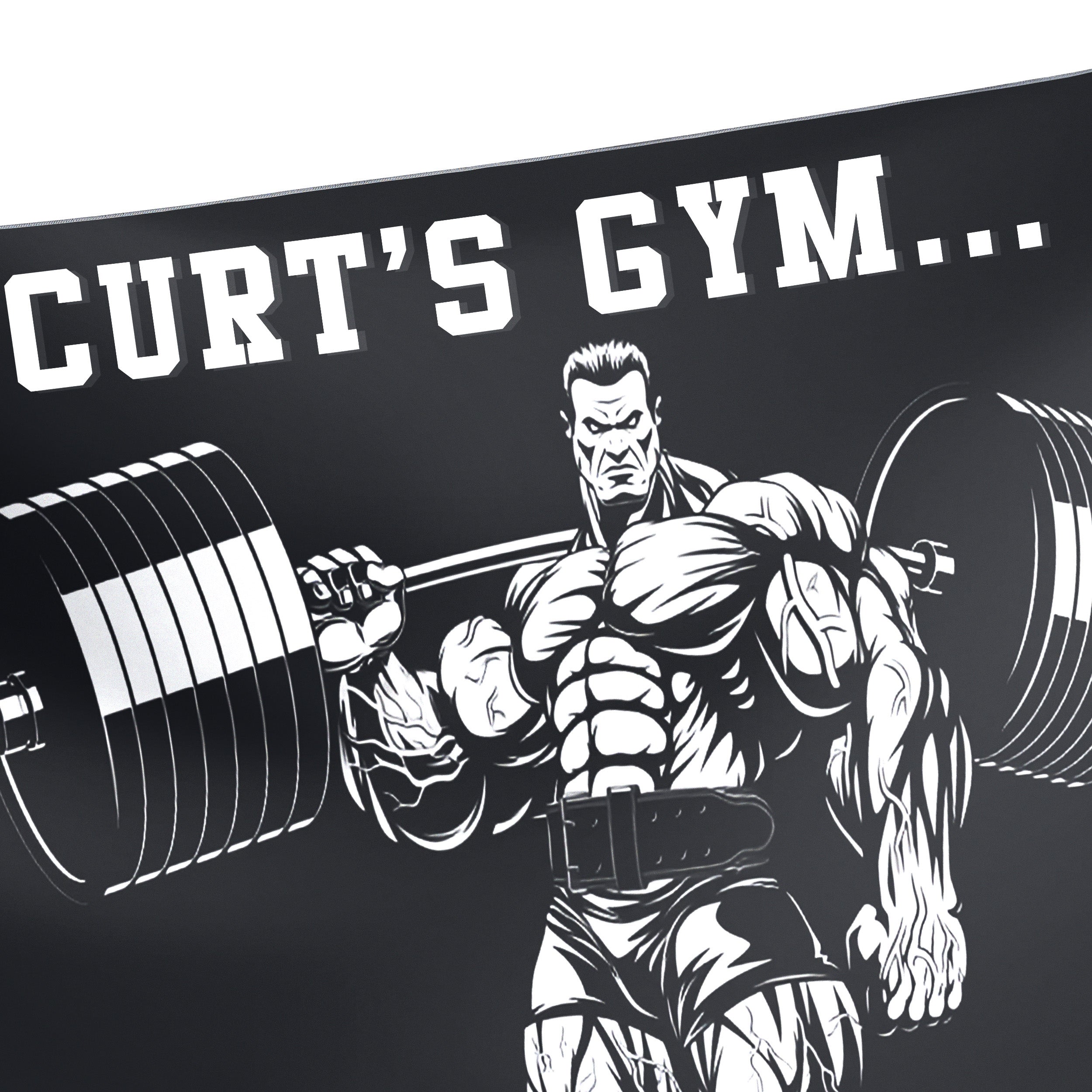 Custom Home Gym Flags Banner for Bodybuilding 09701
