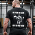 Gym Men T-shirts Weightlifting Shirts Muscle Man Shut Up And Train 10095