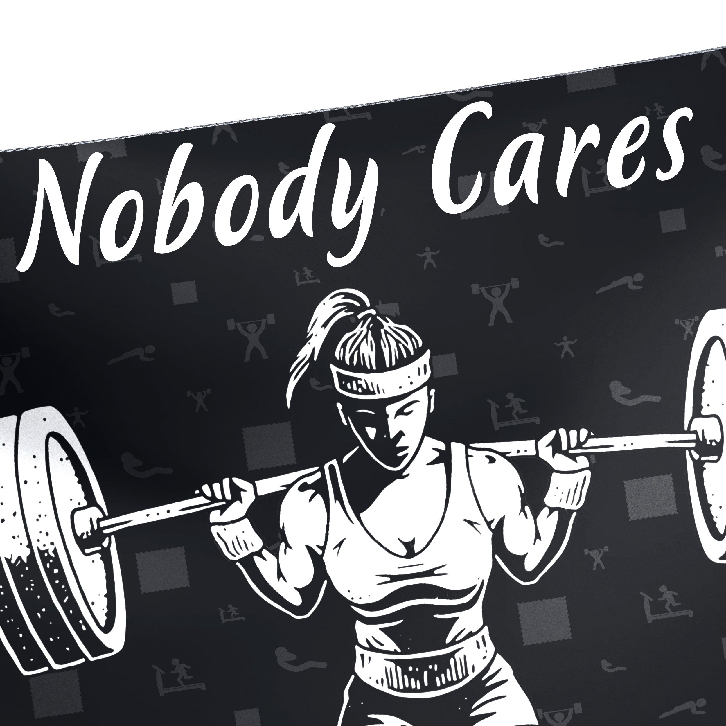 Custom Women Weightlifting Flag for Home Gym Decor Ideas 10145