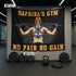 Personalized Gym Flag for Home and Garage Gyms | Vibrant Workout Flags 10151