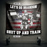 Customizable American Gym Flag - Create Your Own Garage Gym Flags Weightlifting Flag 10289
