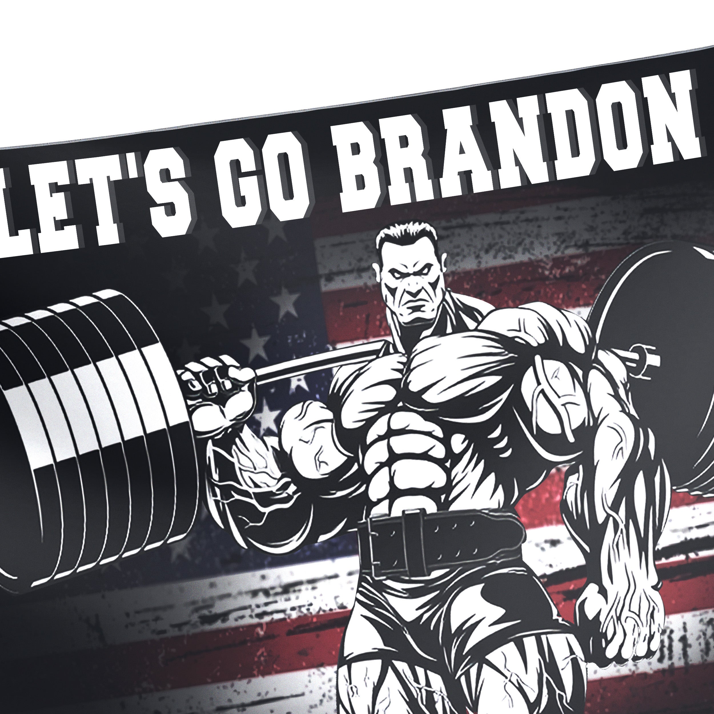 Customizable American Gym Flag - Create Your Own Garage Gym Flags Weightlifting Flag 10289