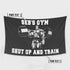 Personalised Gym, Home Gym Motivational Flag Banner 10480