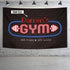 Personalised Gym, Home Gym Neon Effect Vinyl Flag Banner 10543