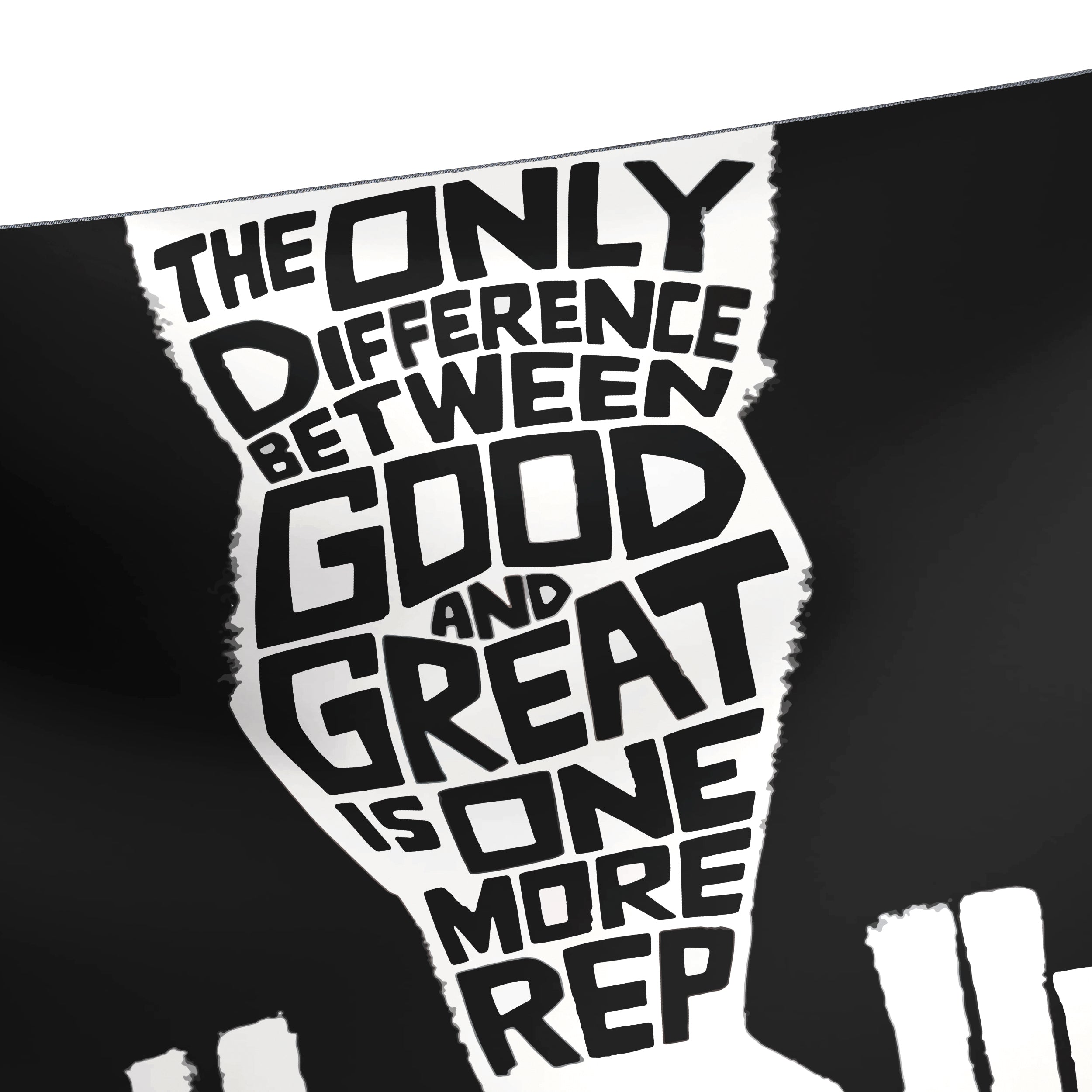 Home Gym Decor Motivational Quotes One More Rep Banner Flag Tapestry 10565