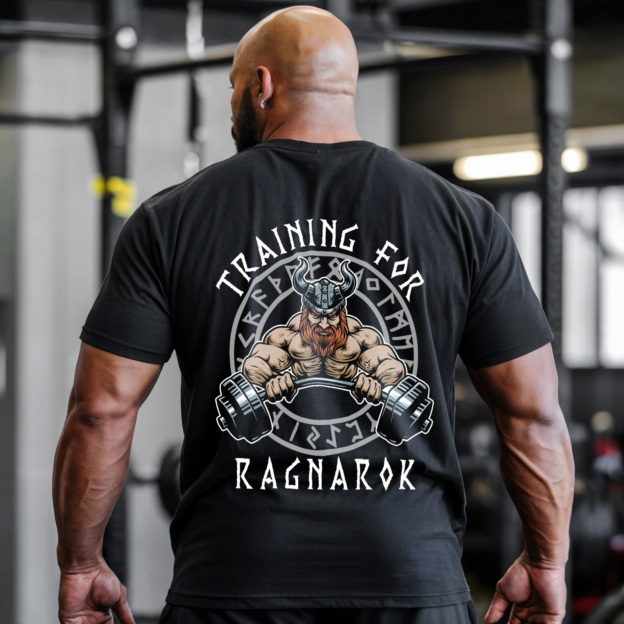 Gym Bodybuilding T-shirt Weightlifting shirts Training for Ragnarok 10802