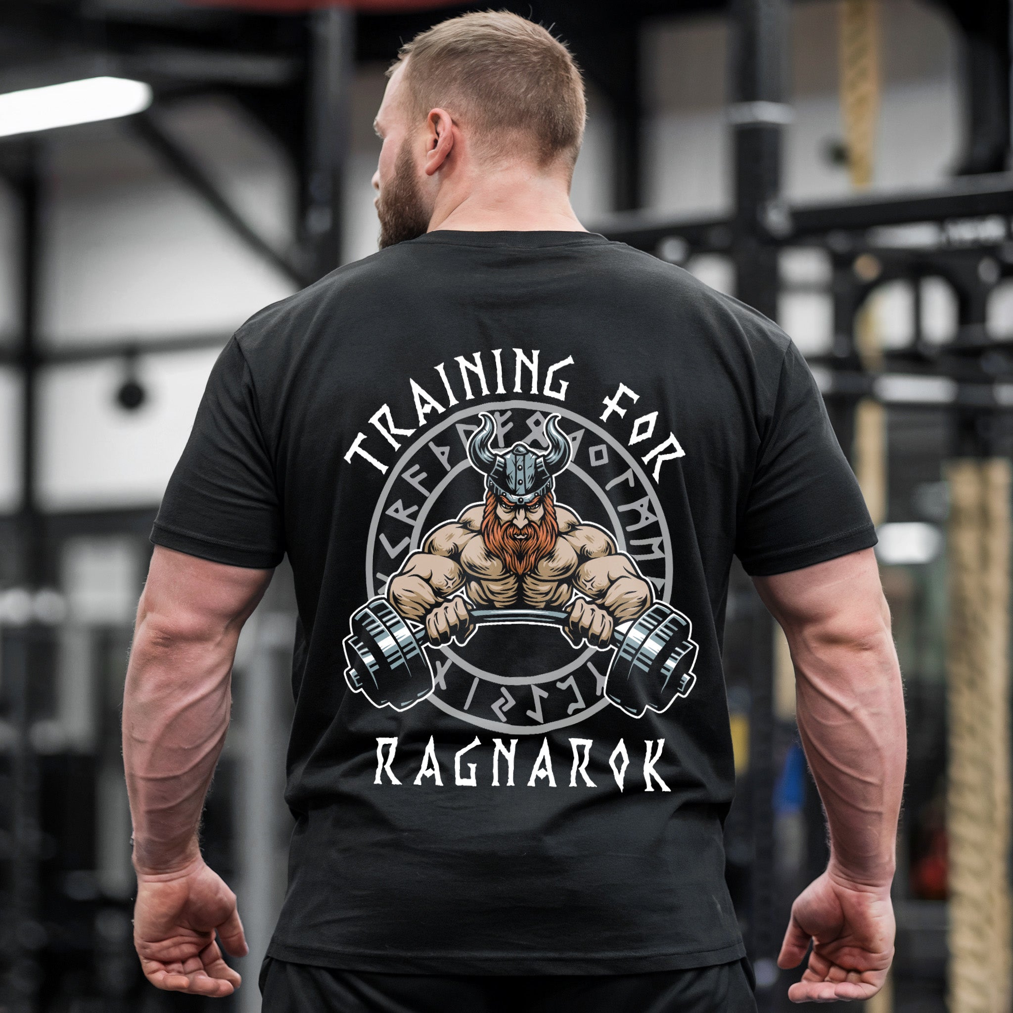 Gym Bodybuilding T-shirt Weightlifting shirts Training for Ragnarok 10802