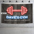 Gym Flag Banner Home Gym Decor Gym Wall Art Neon Effect 10903