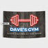 Gym Flag Banner Home Gym Decor Gym Wall Art Neon Effect 10903