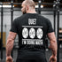 Quiet, I'm Doing Math - Humorous Weightlifting T-Shirt for Gym Lovers 10918