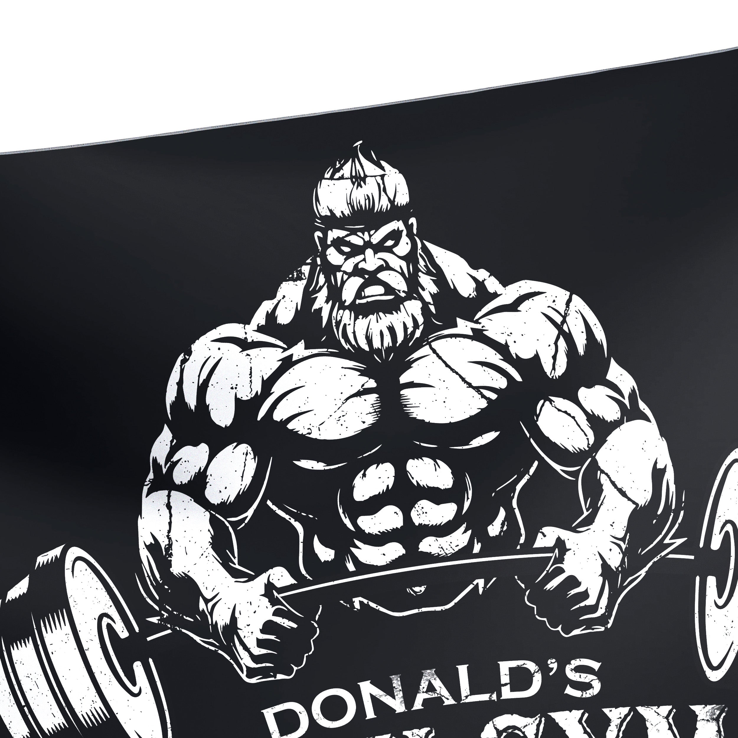 Personalized Home Gym Flag Iron Viking 11185