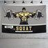 Customize Gym Banner Bodybuilding Dumbbell 11219