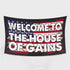 House Of Gains Banner Motivational Home Gym Decor 11249