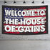 House Of Gains Banner Motivational Home Gym Decor 11249