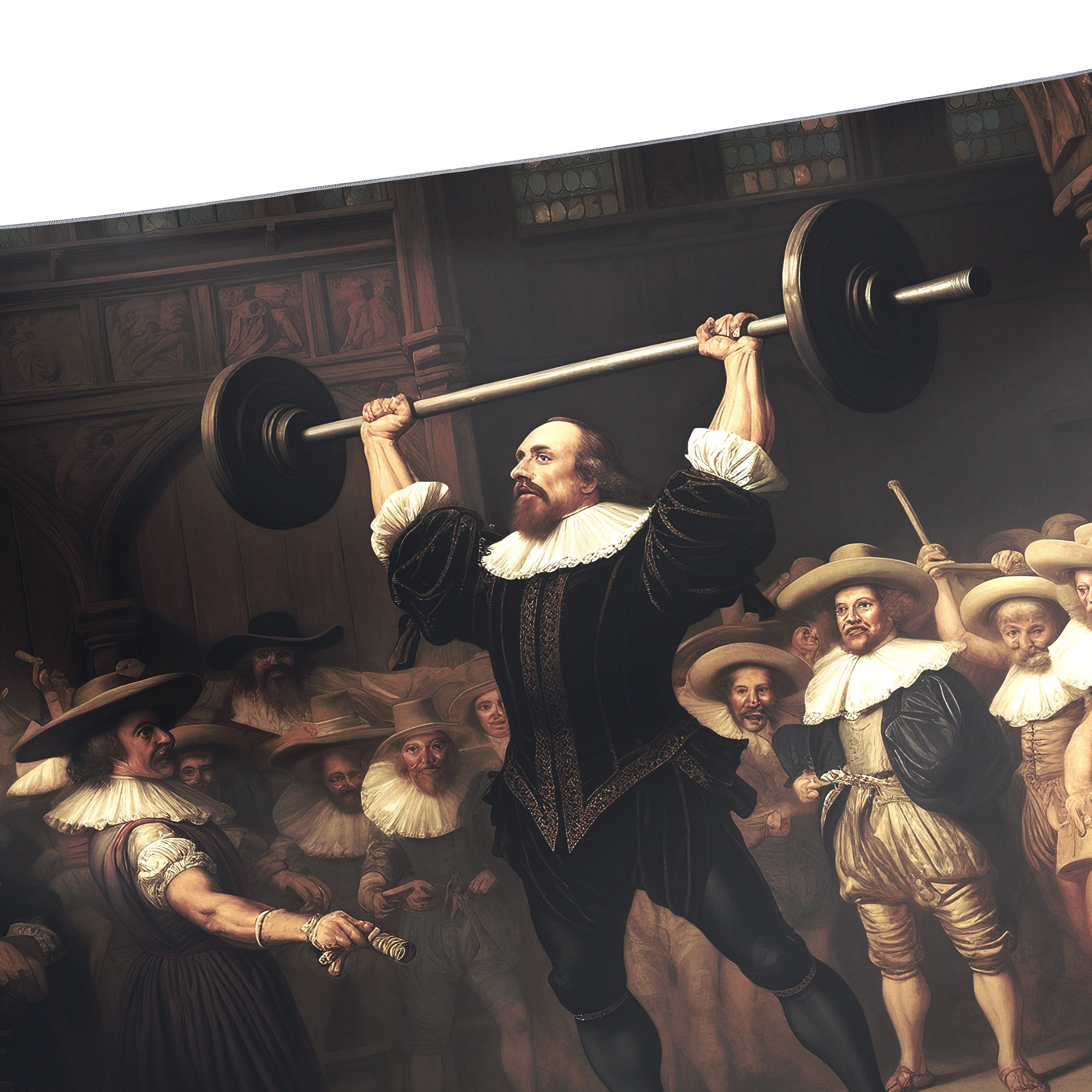 Funny Gym Flag Banner 16th Century Deadlift Dost Thou Even Hoist Sir 11261