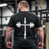 Shields of Strength Dumbbell Cross Gym Shirt 11279