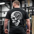 Skull with Weight Lifting Mind Gym T-shirt 11311