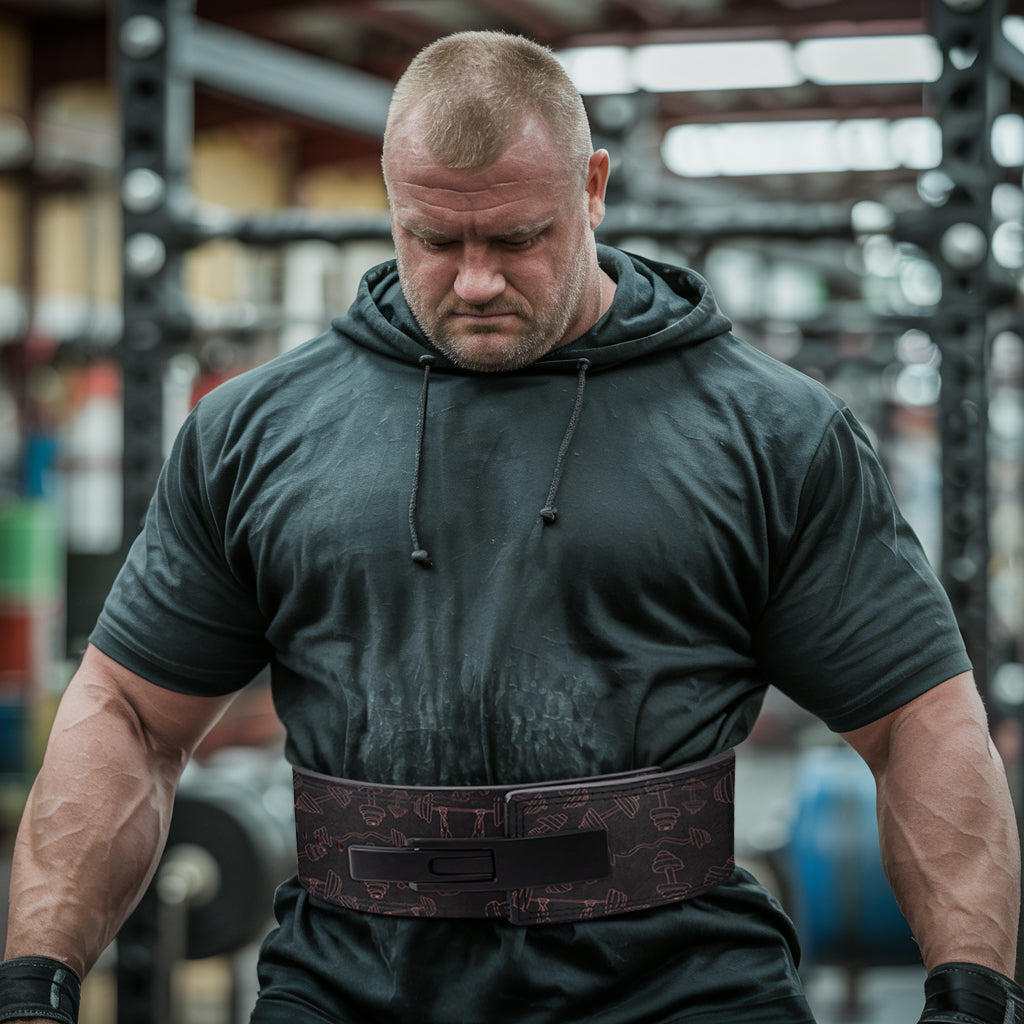 Beast Mode Crest | No Pain No Gain Customizable Lever Belt 11326