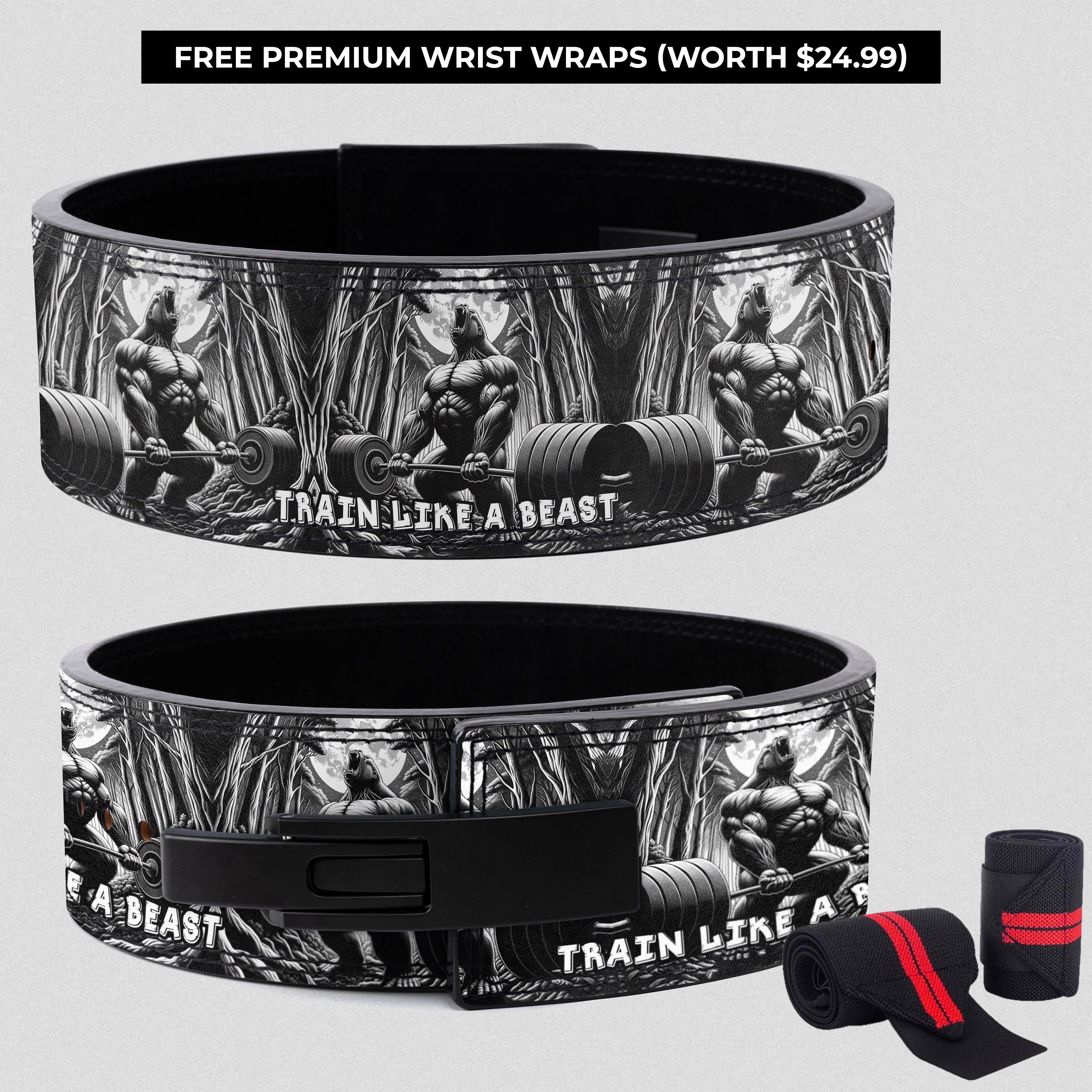 Beast Mode Incarnate - Gorilla Powerlifting Lever Belt 11349