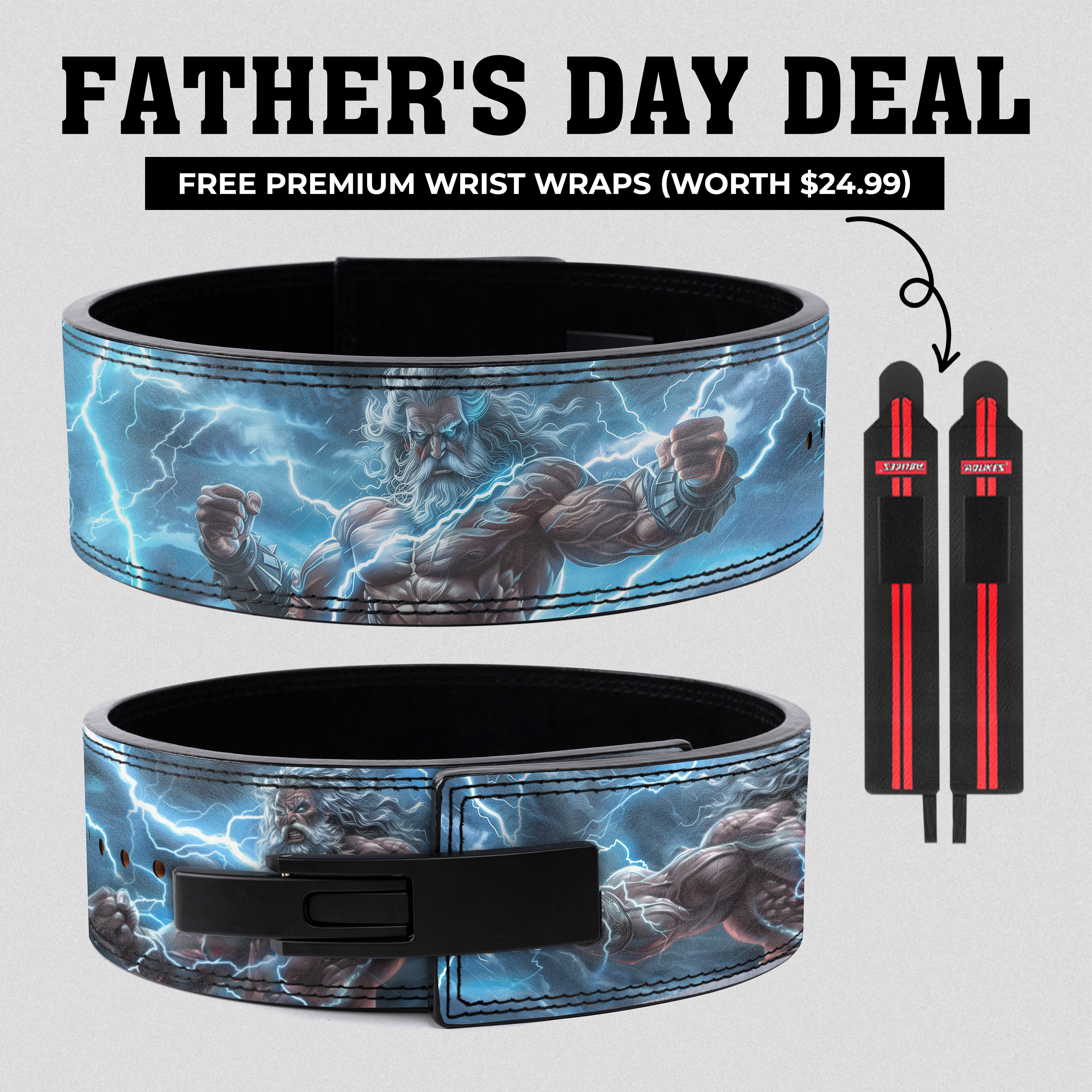 Zeus Powerlifting Belt – Ultimate Strength Training Belt 11360