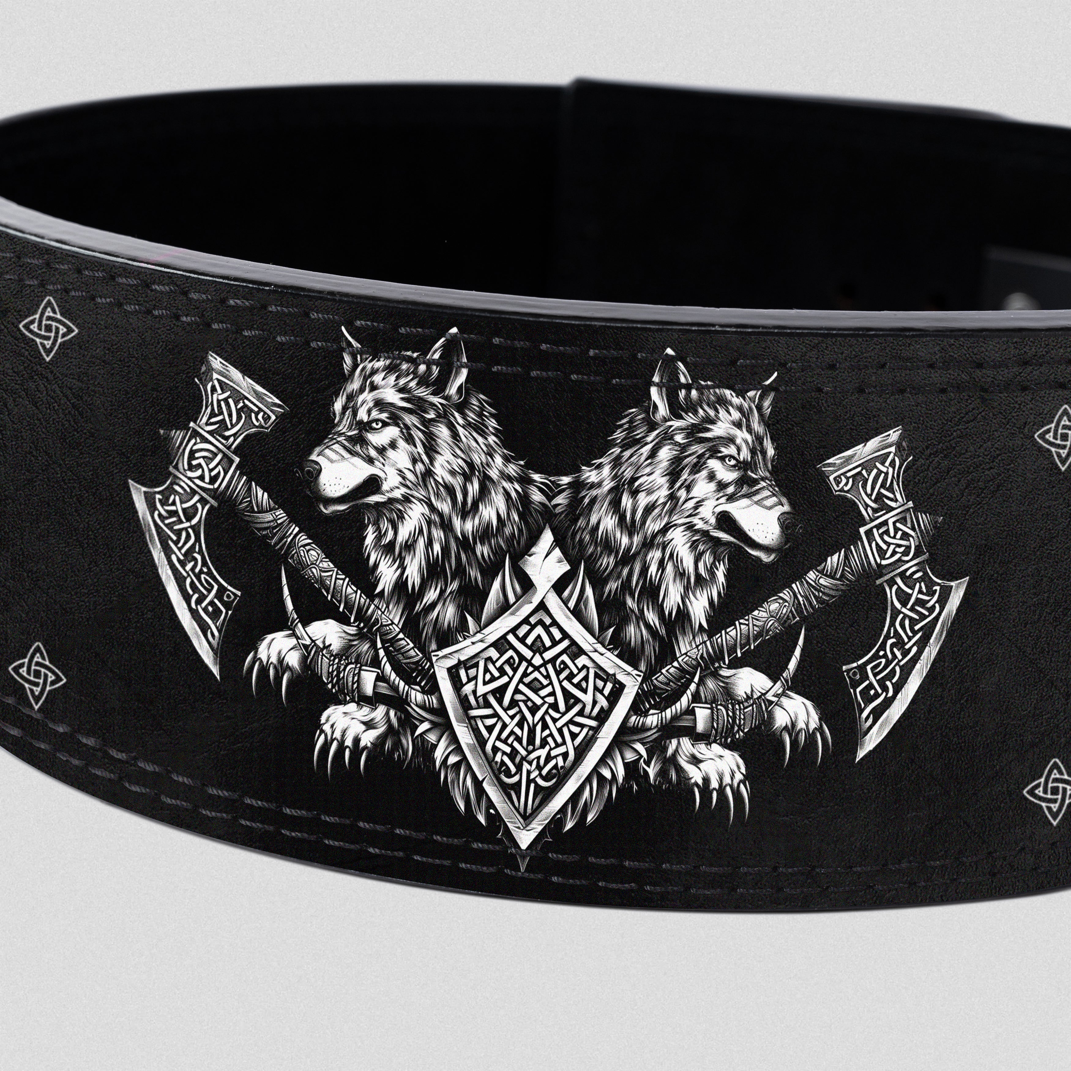 Fenrir Viking Lifting Belt Norse Mythology Strength Gear 11363