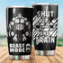 Muscle Man Beast Mode Gym Tumbler Workout Gifts 11365