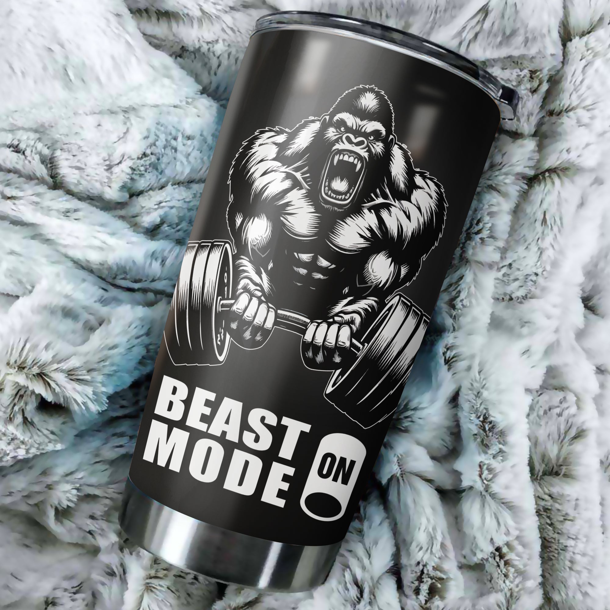 Gorilla Beast Mode Gym Tumbler 11366