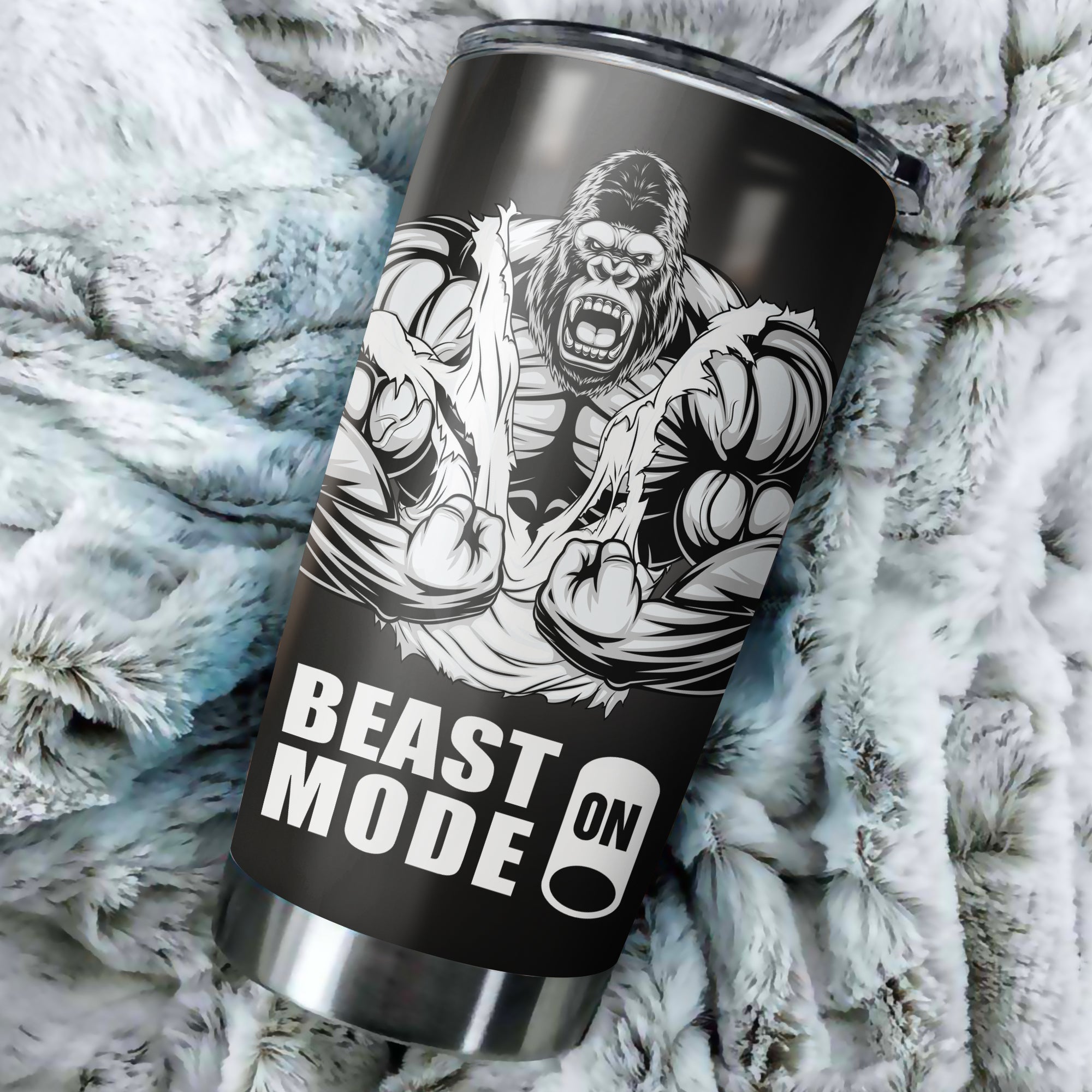 Gorilla Train Like a Beast Gym Tumbler 11369