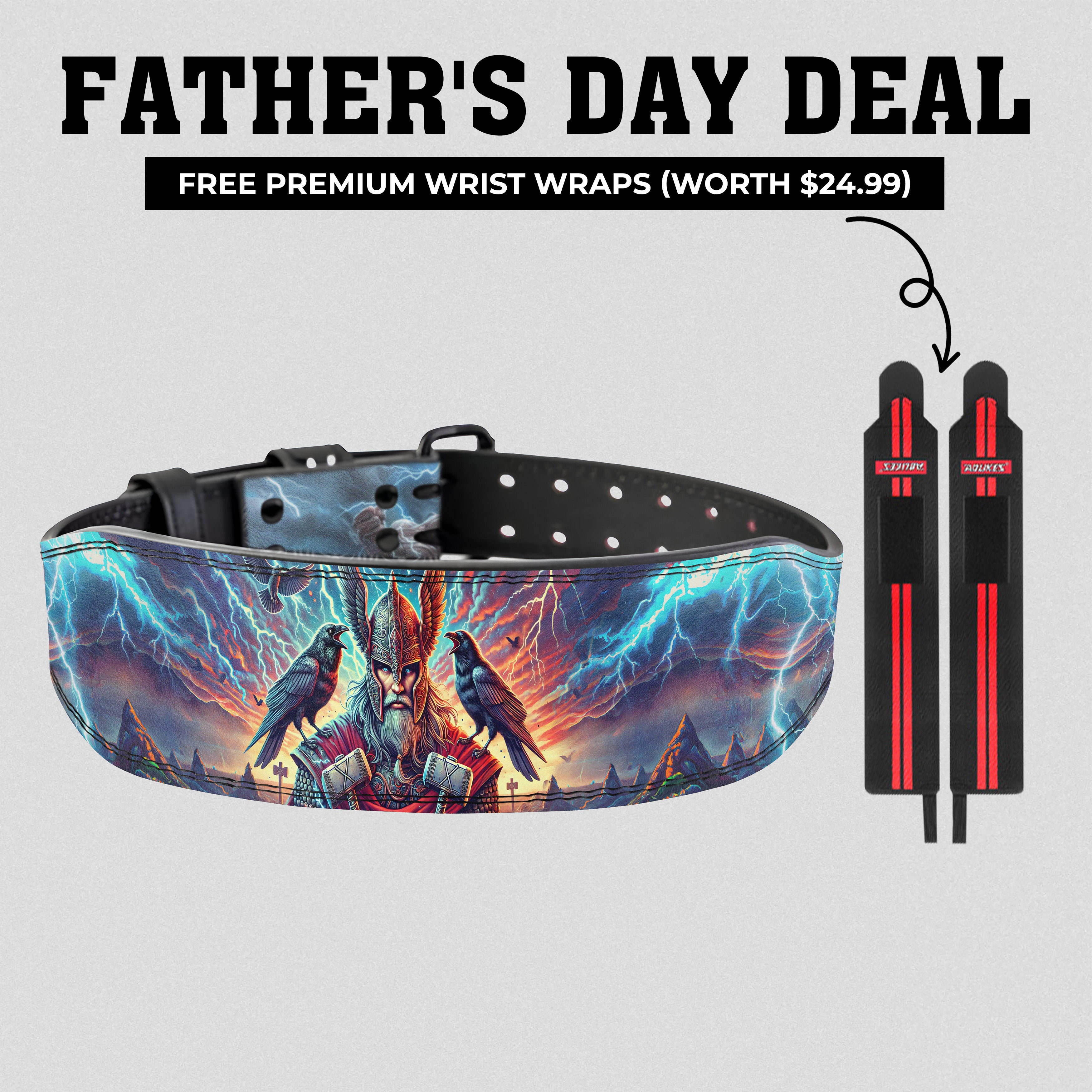 Odin Warrior Prong Belt for Superior Support and Style in Gym 11373