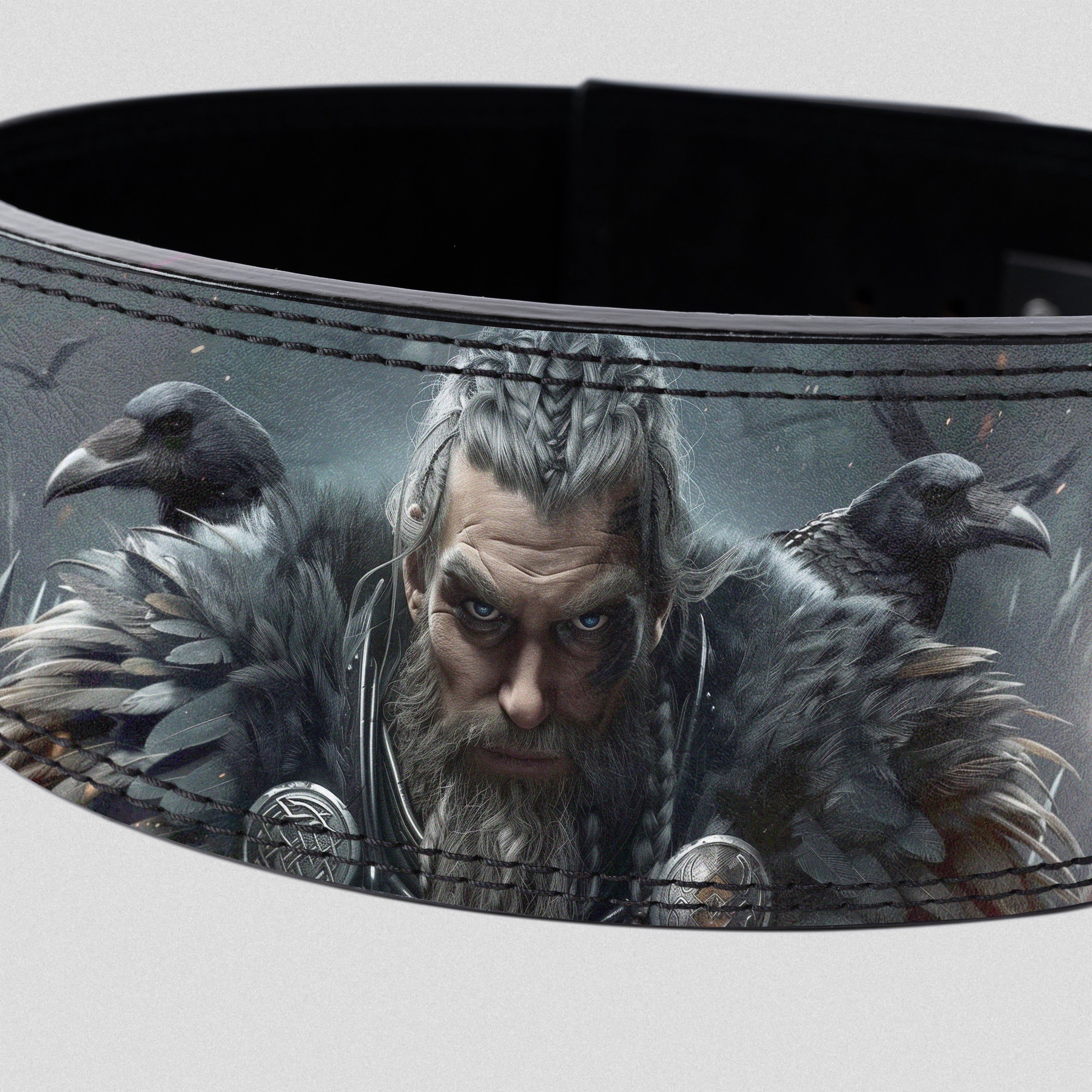 Odin and Ravens Weightlifting Belt - Unleash Your Inner Warrior 11374