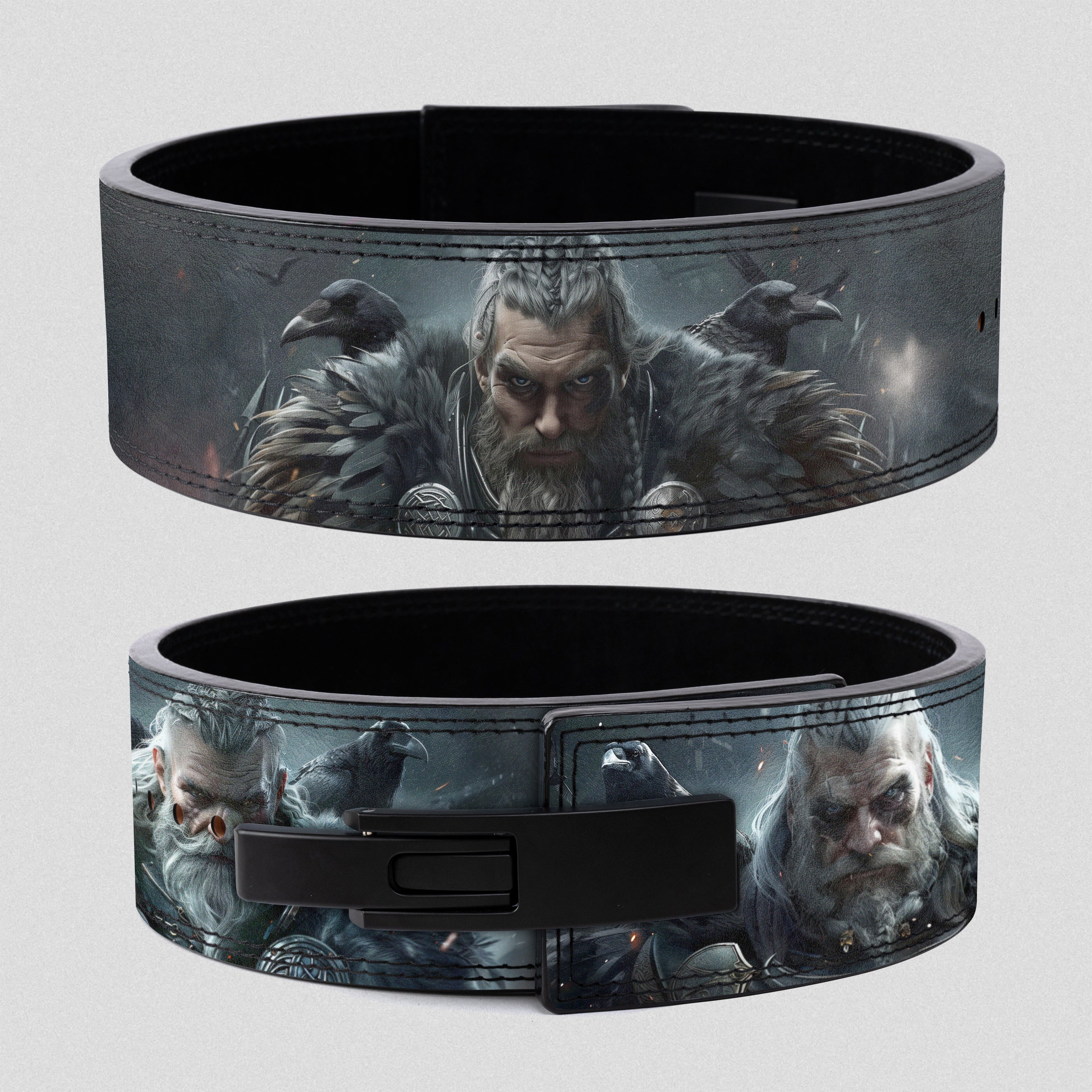 Odin and Ravens Weightlifting Belt - Unleash Your Inner Warrior 11374