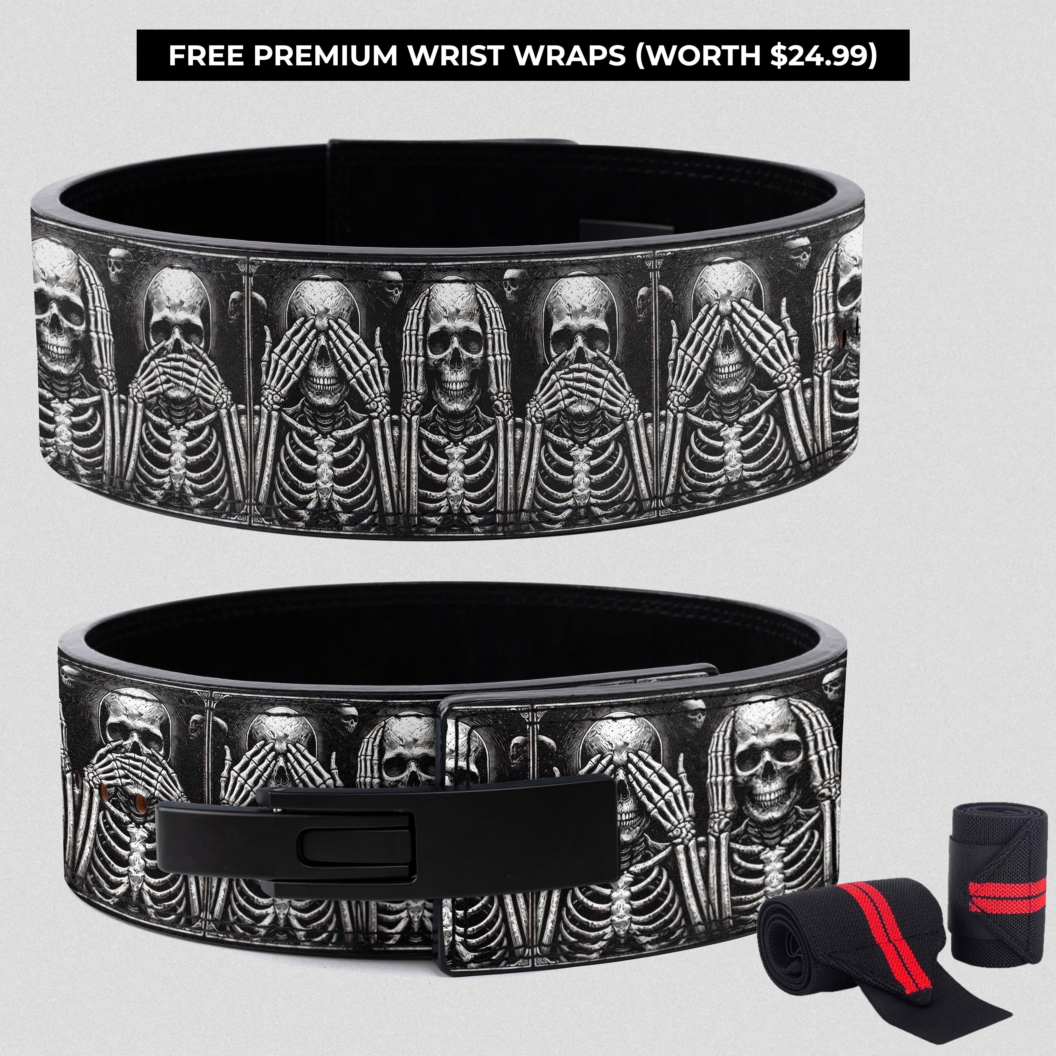 See No Evil, Hear No Evil, Speak No Evil Lever Lifting Belt 11377