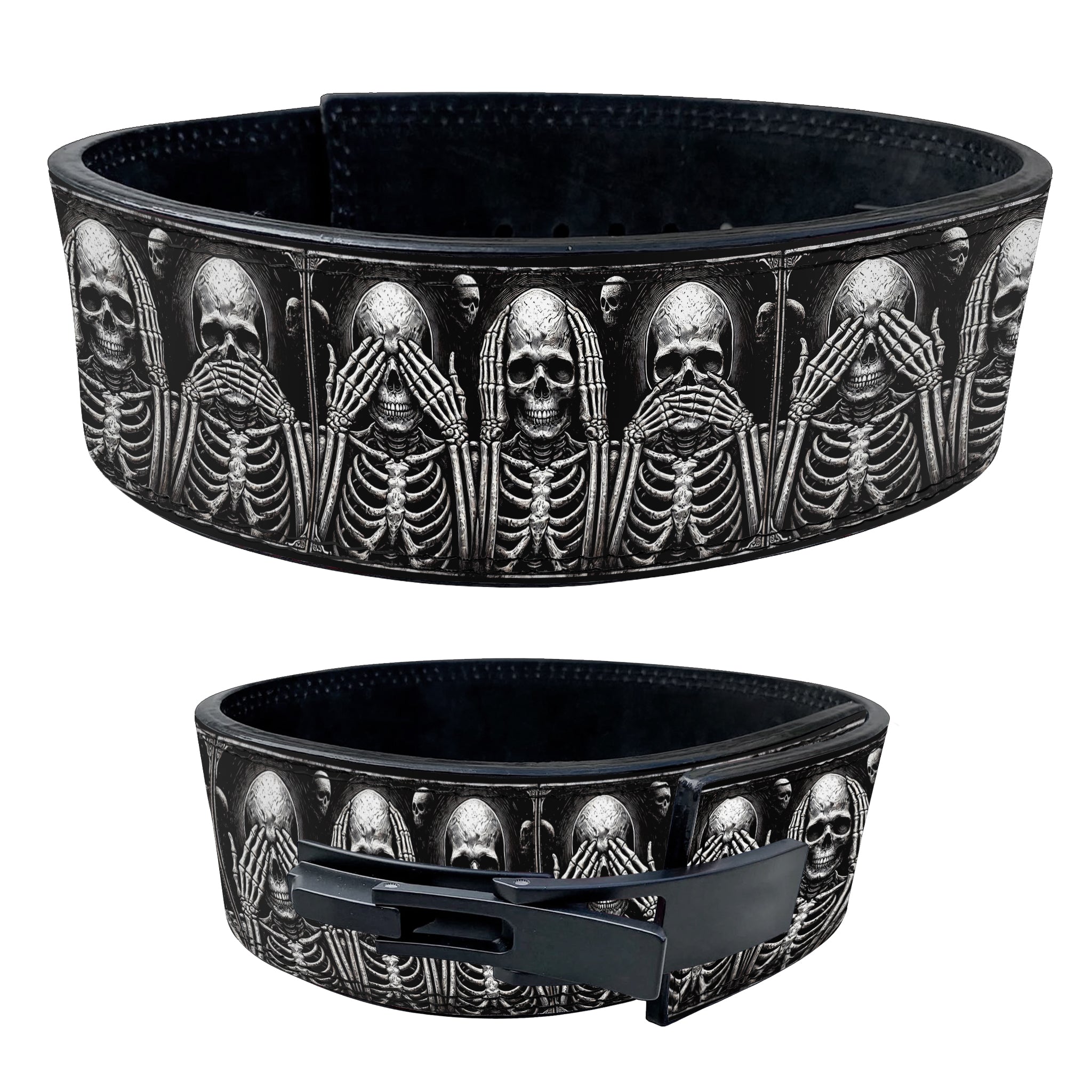 See No Evil, Hear No Evil, Speak No Evil Lever Lifting Belt 11377