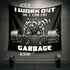 I Work Out So I Can Eat Garbage  Raccoon Weightlifting Flag 11389