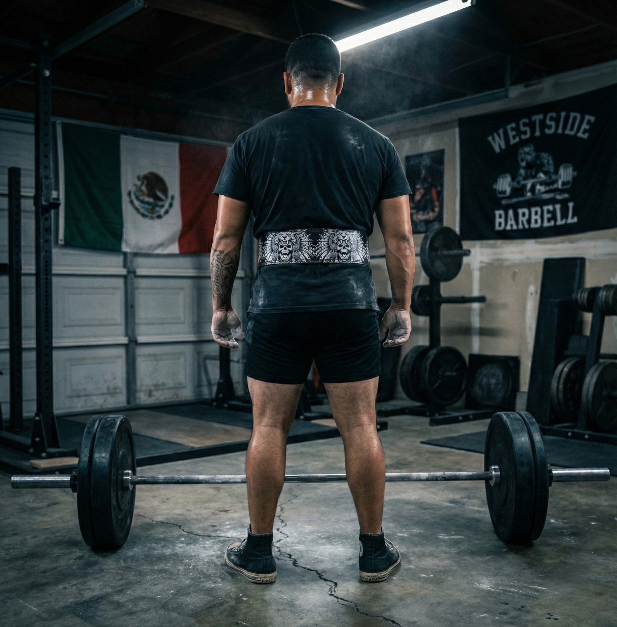 Savage Aztec Jaguar Warrior - Customizable Powerlifting Belt 11399