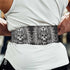 Personalized Jaguar Warrior Aztec Skull Lifting Belt