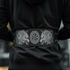 Fenrir's Strength, Vegvisir's Path - Norse Powerlifting Belt 11405