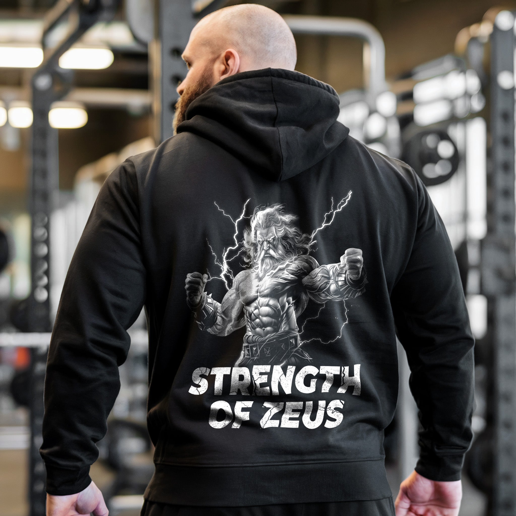 Strength of Zeus Gym Hoodie 11424