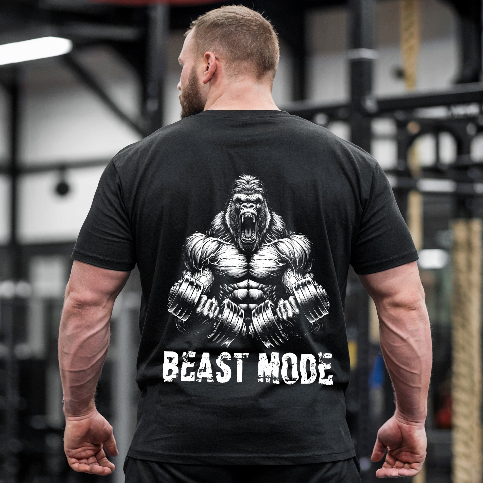 Gorilla Beast Mode Gym T-Shirt 11427