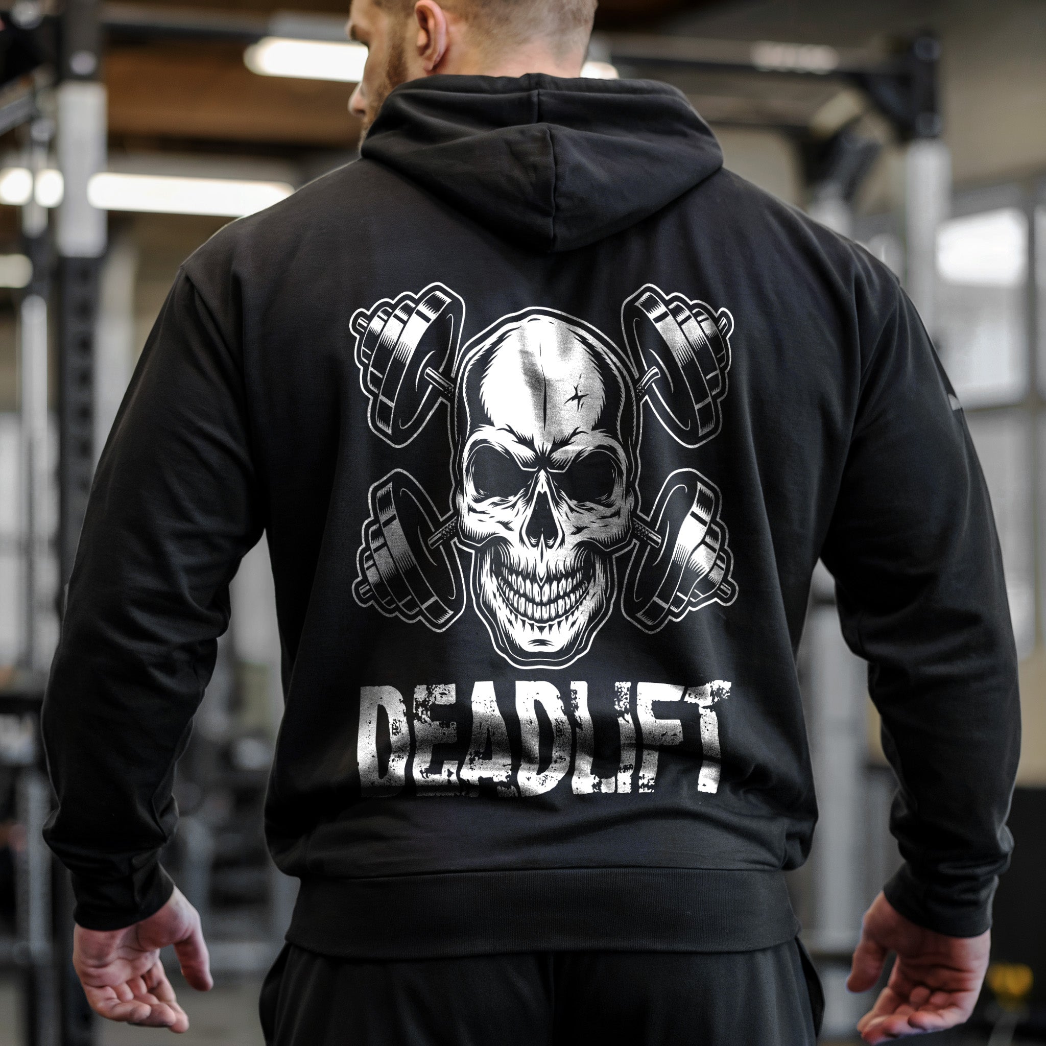 Skull Pump Cover Hoodie Deadlift 11435