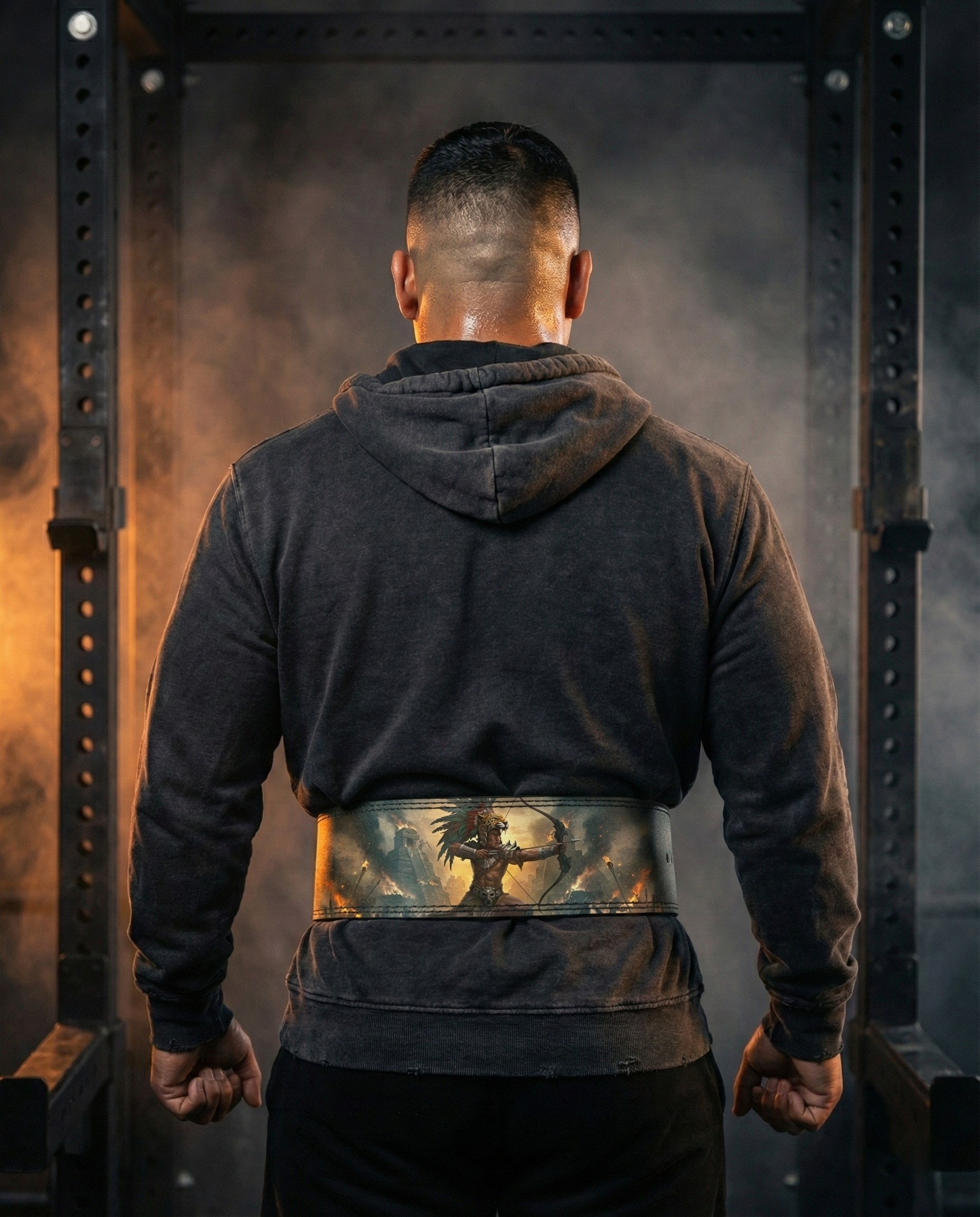 Tenochtitlan's Last Stand - Aztec Warrior Customizable Lifting Belt 11442