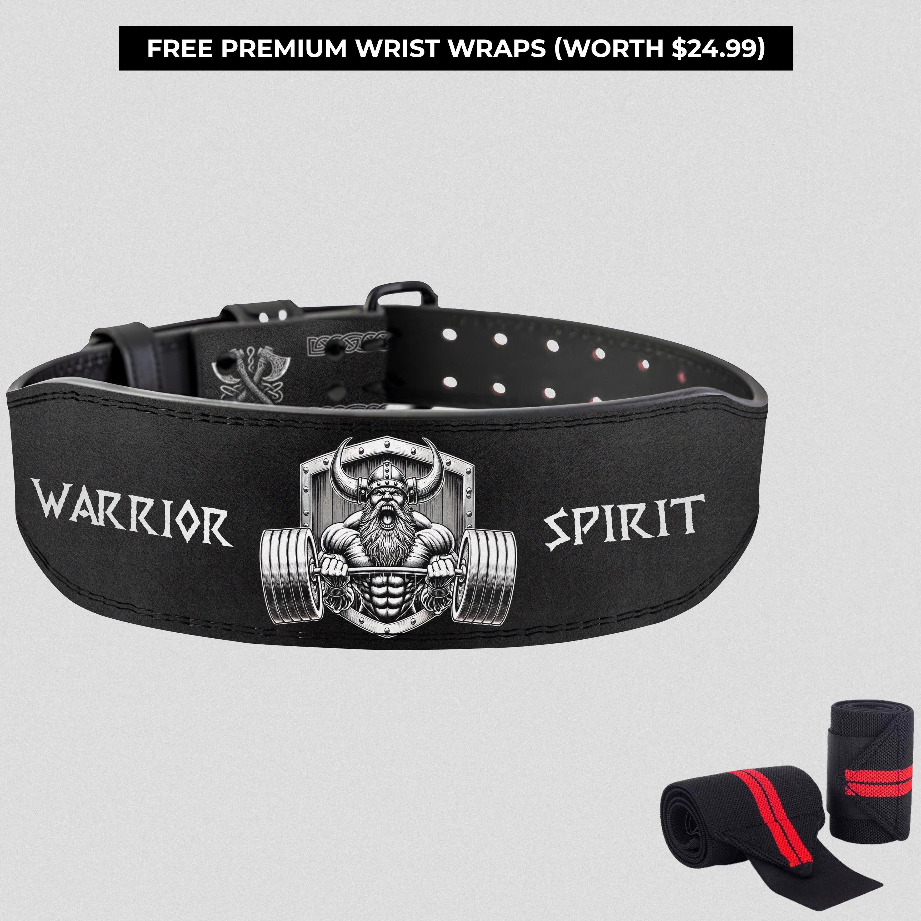 Custom Viking Warrior Prong Lifting Belt – Powerlifting & Weightlifting 11446