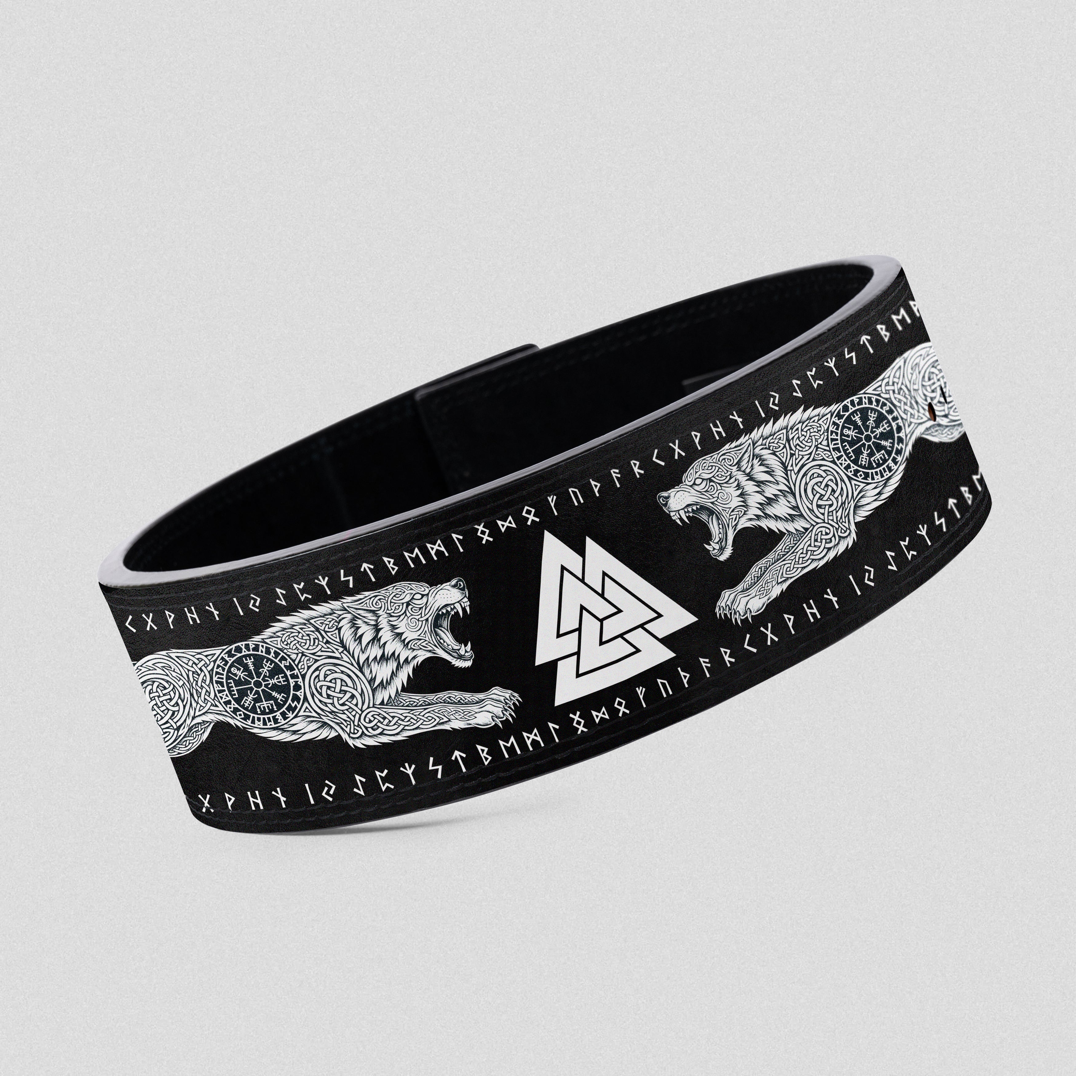 Viking Fenrir & Valknut Lever Belt for Weightlifting 11461