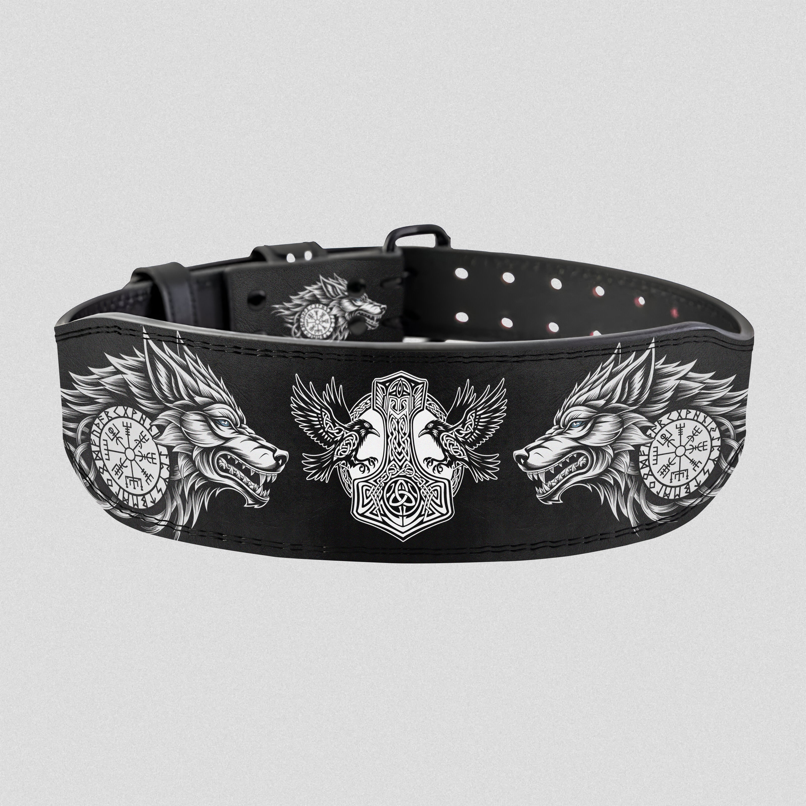 Might of Mjolnir, Fury of Fenrir | Norse 8mm Prong Lifting  Belt 11466