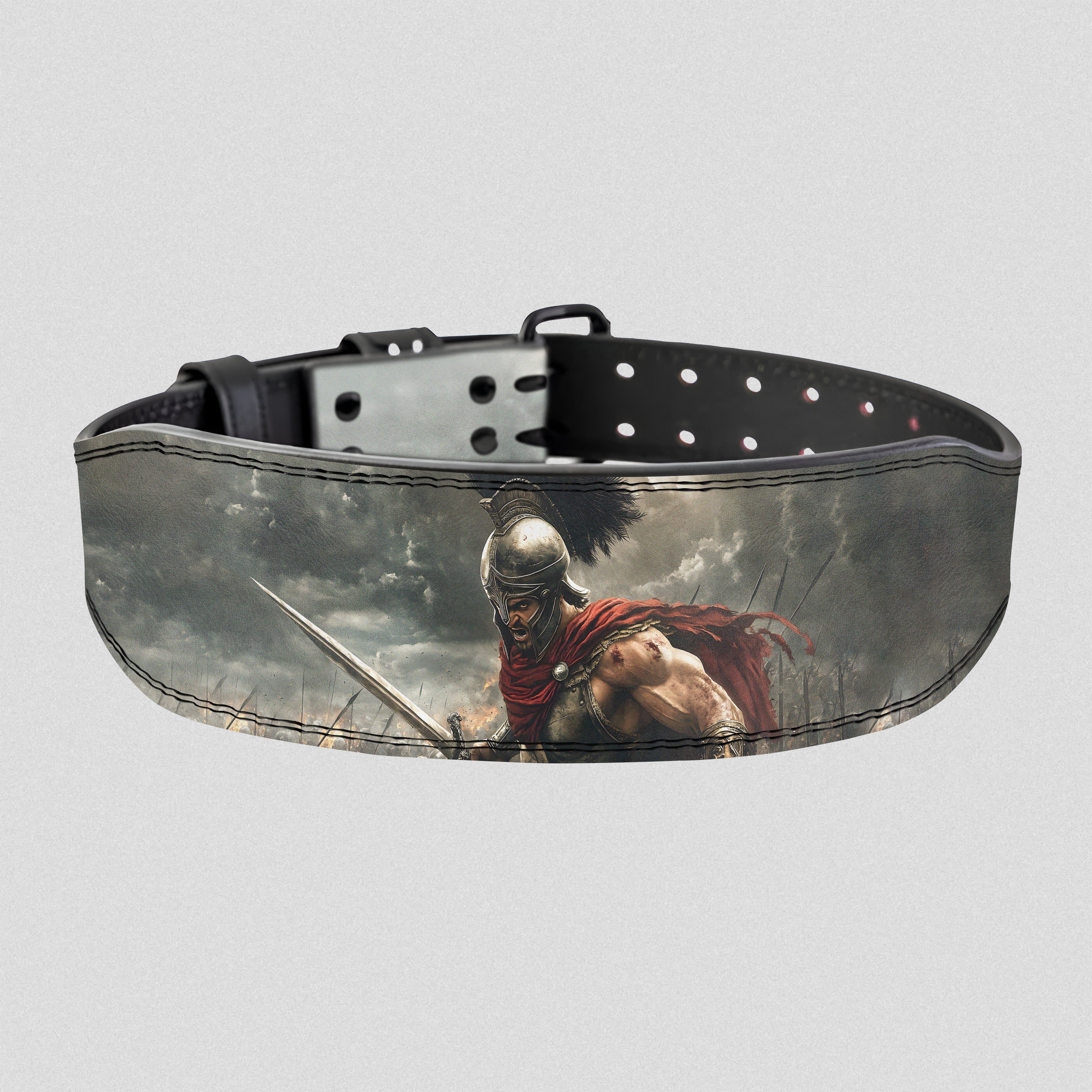 Glory of Thermopylae | Spartan Customizable  Weightlifting Prong Belt 11470
