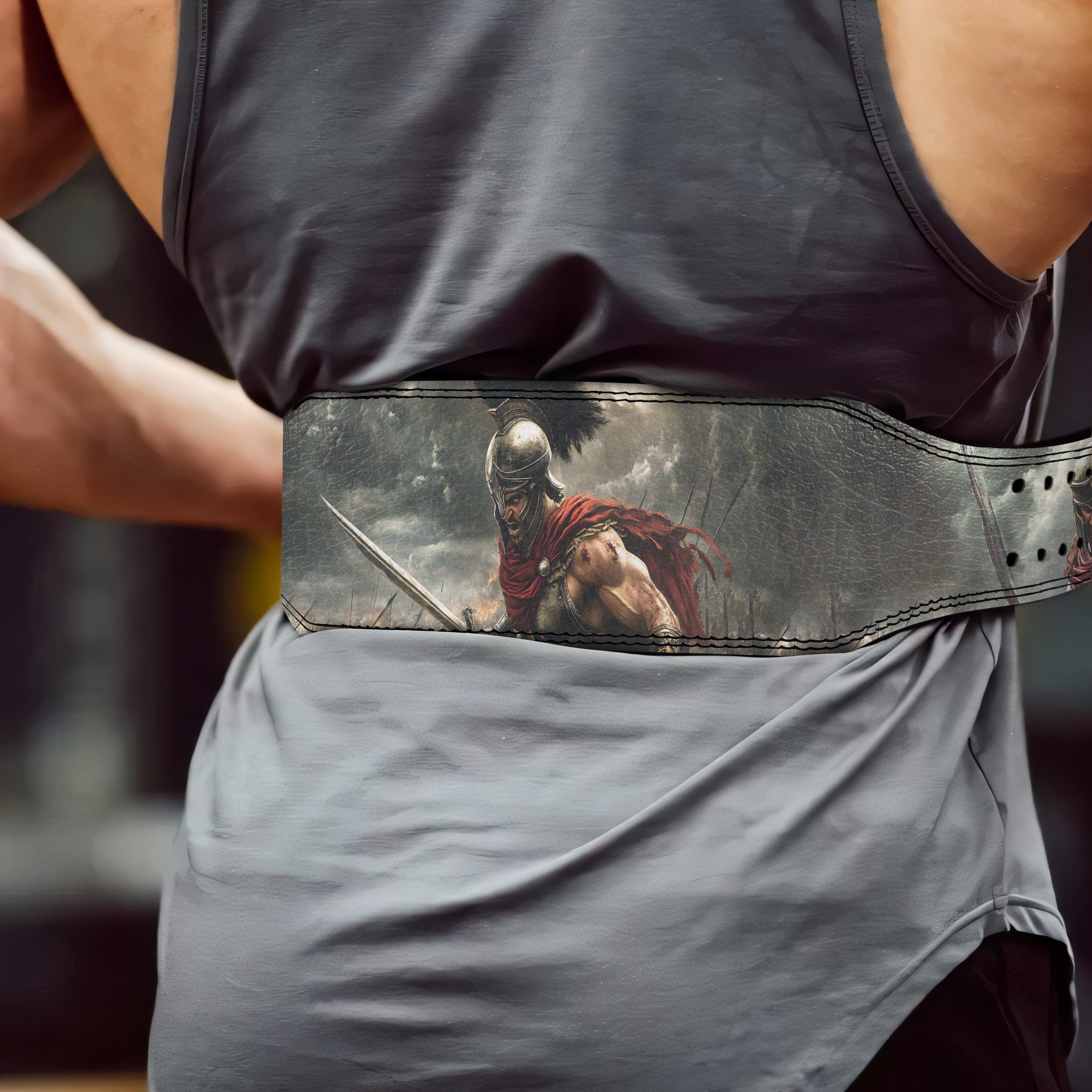 Glory of Thermopylae | Spartan Customizable  Weightlifting Prong Belt 11470
