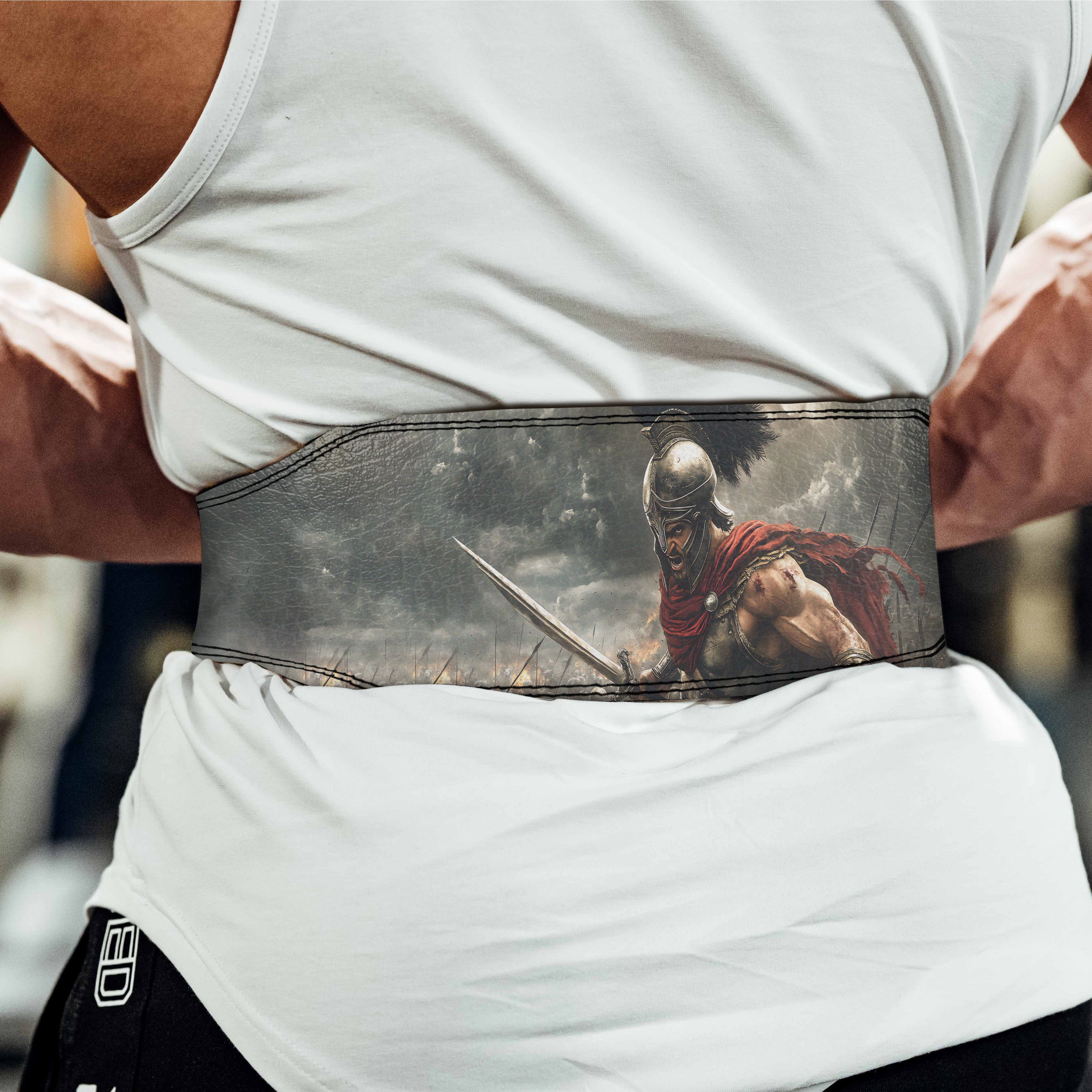 Glory of Thermopylae | Spartan Customizable  Weightlifting Prong Belt 11470